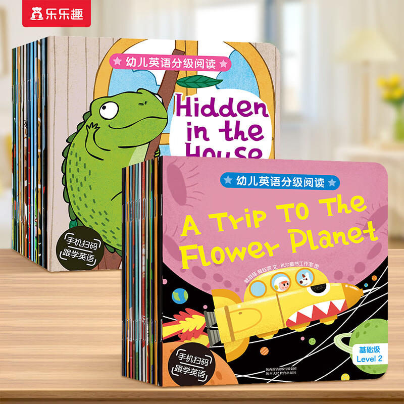傲游猫 幼儿英语分级阅读 基础级套装24册幼儿科普分级图册 自然科学 36册3-6岁中英双语英语绘本 早教启蒙英语绘本少儿英语启蒙科学启蒙 英语分级阅读(24册)