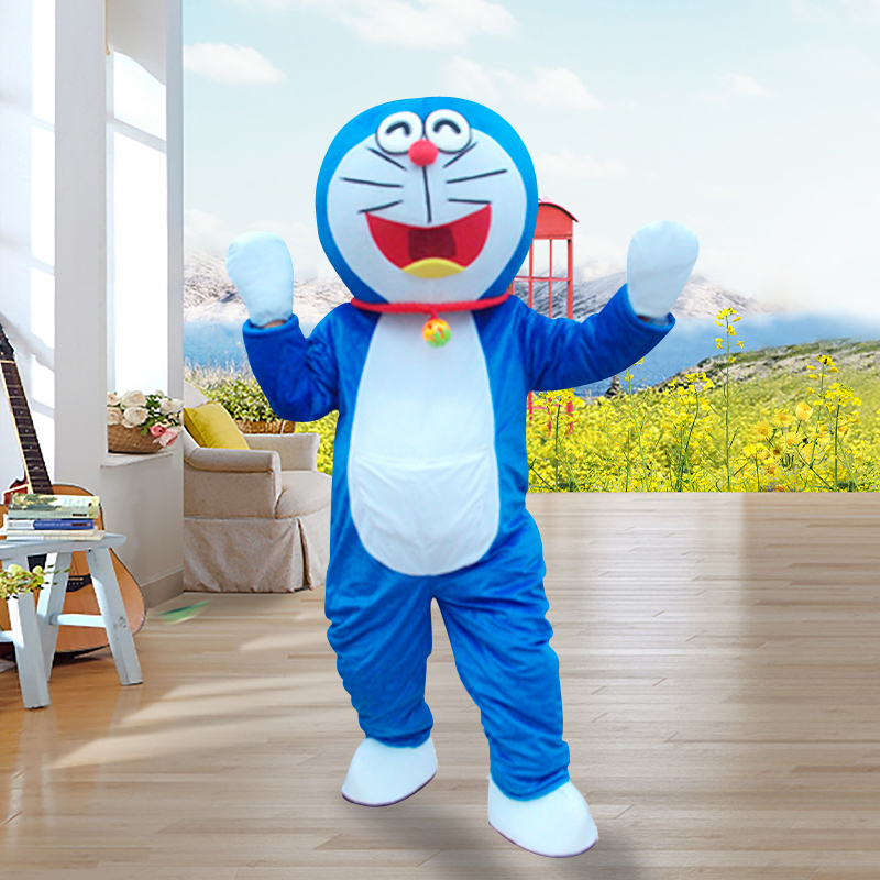 cnv哆啦a梦卡通人偶服装机器猫行走成人玩偶道具演出服叮当猫 cnv