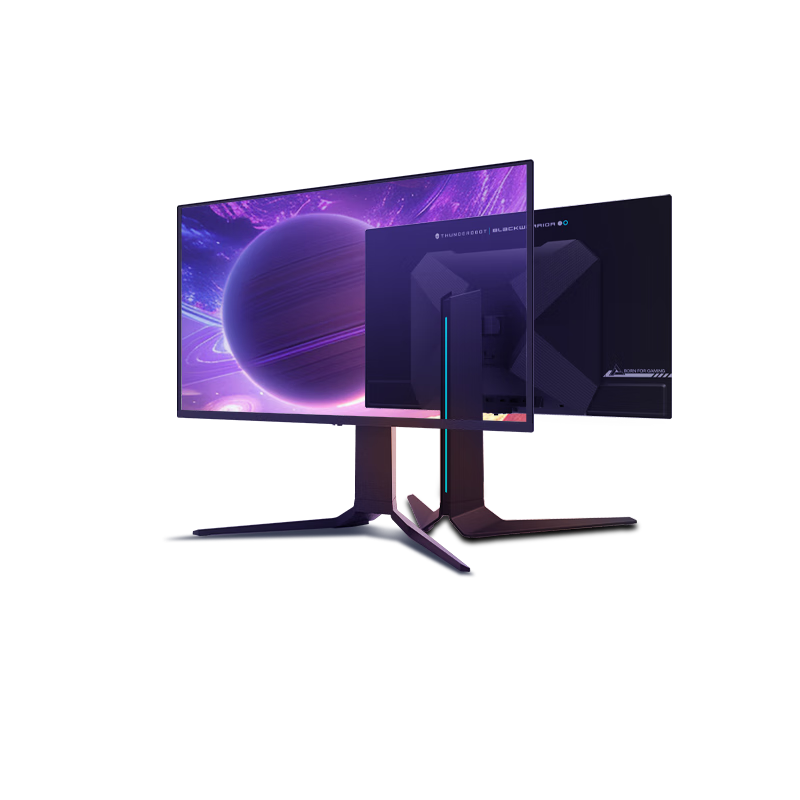 雷神（ThundeRobot）26.5英寸 2K OLED 280Hz硬件低蓝光 0.03ms HDR1000nit Type-C反向充电竞升降旋转显示器DQ27F280E