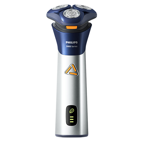 飞利浦（PHILIPS）剃须刀电动剃须刀飞利浦旋风3系PRO刮胡刀飞利浦电动剃须刀 全身水洗剃胡刀 送老公男友礼物 【爆款礼套】旋风3系PRO 极光银橙