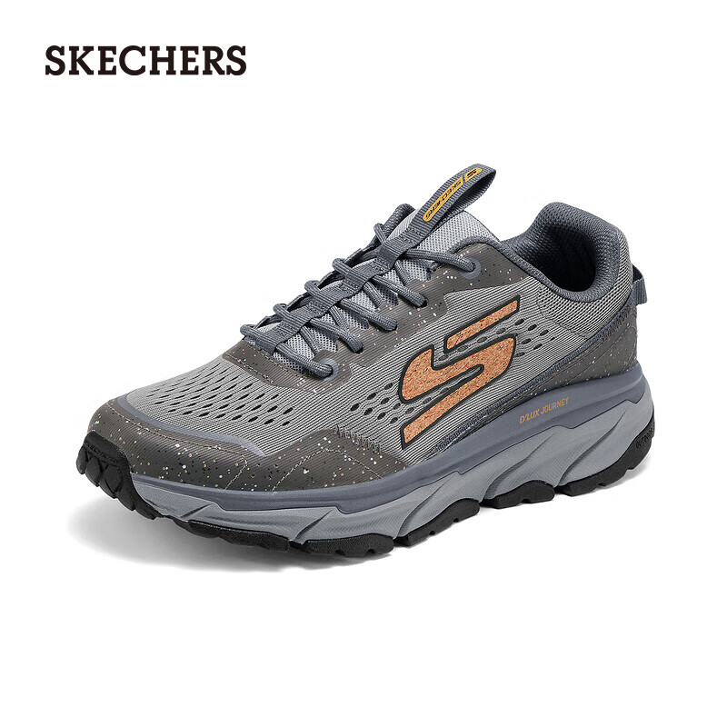 斯凯奇（Skechers）男鞋秋季休闲时尚户外鞋237414 灰色/GRY 42