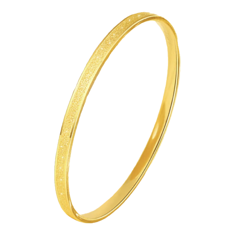 中國珠寶滿天星黃金手鐲女999足金鐲子手環(huán)情人節(jié)情人節(jié)禮物送女朋友老婆 約5.7g滿天星寬版手鐲#54+摯愛臻選禮盒】