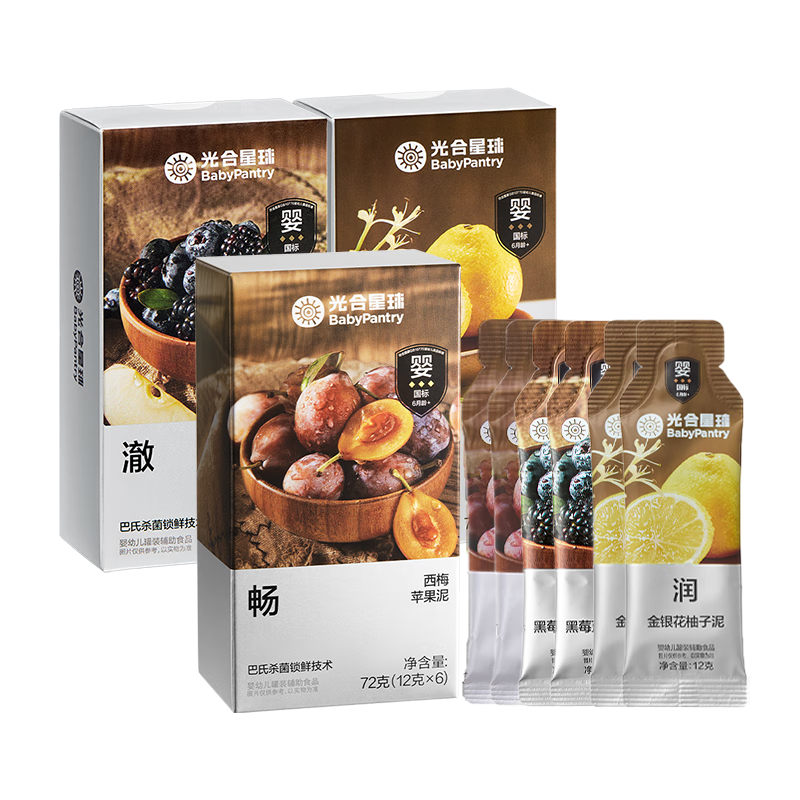 �������babycareӤ�׶�ˮ���౦����ʳ��ȫ��ζ�������18��װ ��216g 12.9Ԫ   �յ�Ʒ�ӹ��������µ�1��