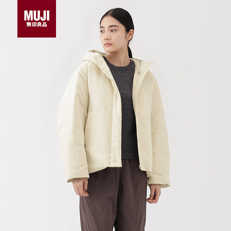 MUJI Ůʽ ����մˮ ���޼п� ���޷�Ů�� 25���ﶬ��Ʒ  ����ɫ S 450Ԫ