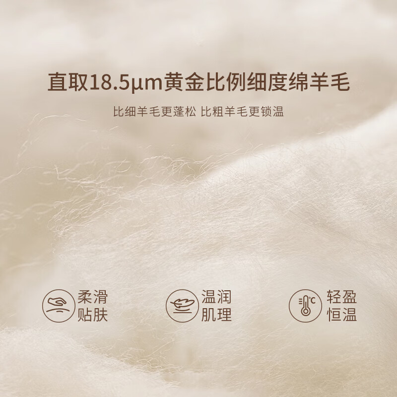 上海故事秋冬新款素影繁花双头绣100%羊毛围巾送长辈妈妈女刺绣大披肩 素影繁花-杏粉色 200*70cm(含须)