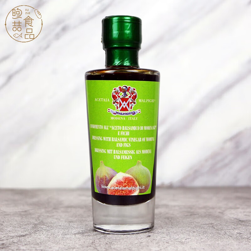 安小离balsamic意大利进口巴萨米克醋无花果味葡萄醋沙拉醋调味汁100