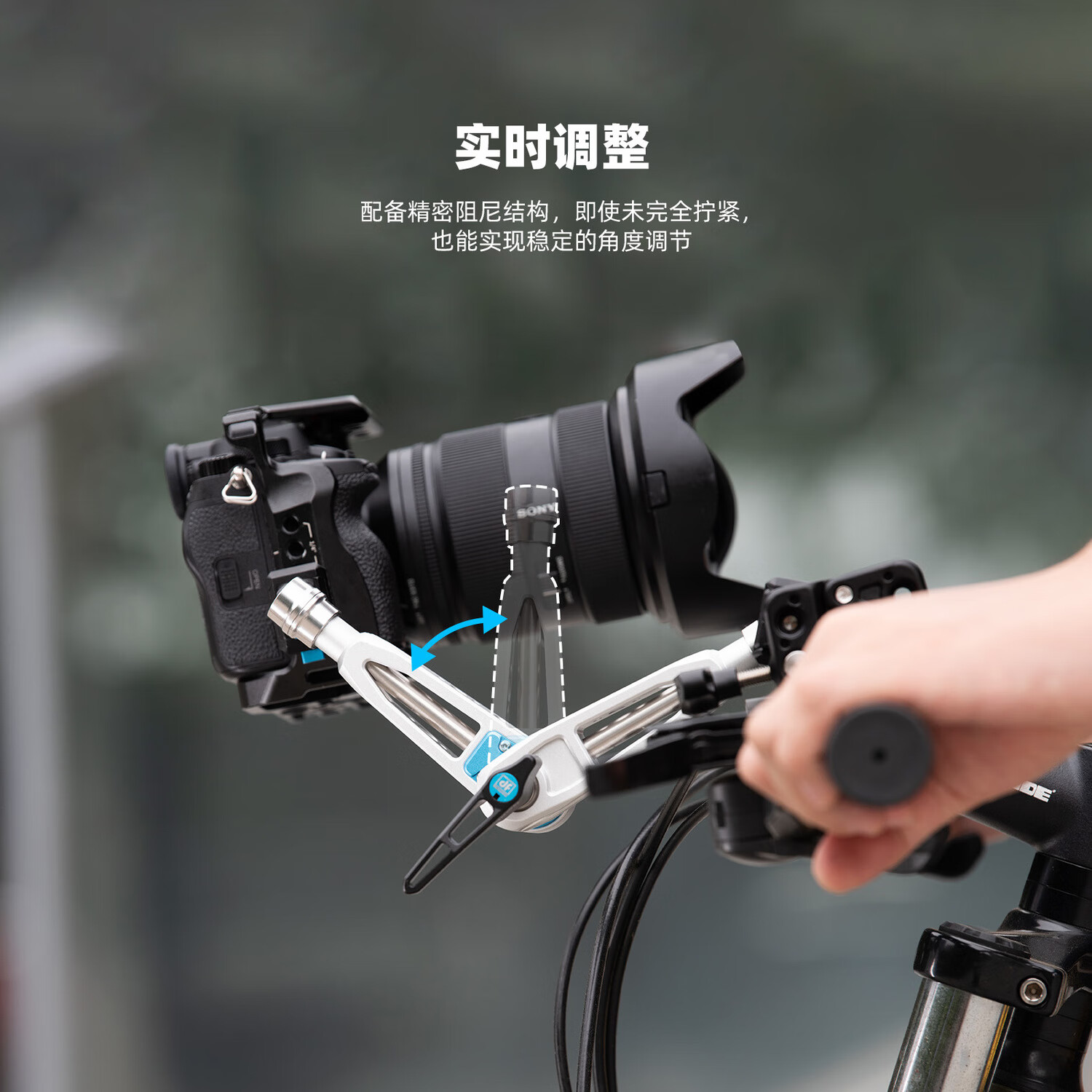 迪影丰DF 阻尼11寸万向怪手 阻尼式魔术臂 可拆卸球形云台带F22快装板ARRI阿莱定位针摄影配件固定架 【含F22快装板】星舰灰