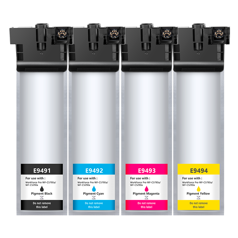 彩格适用爱普生T9491-T9494墨盒墨袋Epson WorkForce Pro WF-C5790a墨水WF-C5290a打印机墨袋C5790 C5290四色套装