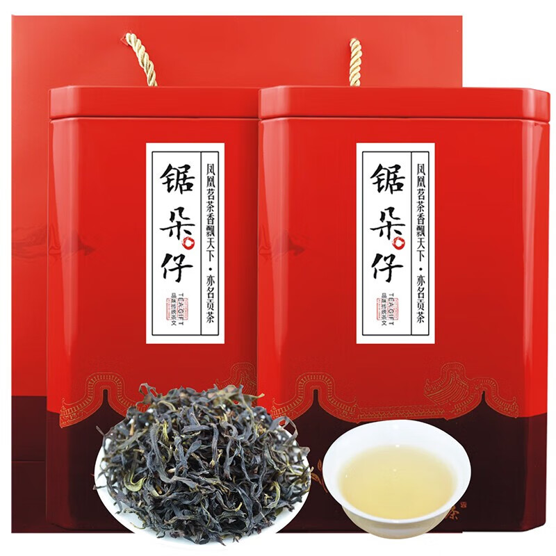 仙京茗堂 鳳凰單樅茶鋸朵仔 杏仁香 單叢 清香型高山鳳凰茶 500克禮盒裝