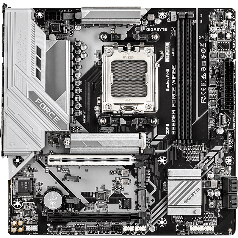 ���� B650EM FORCE WIFI6E ���� DDR5 AM5 7800X3D ֧��AMD CPU ���������� 899Ԫ