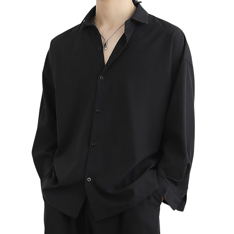 plus会员:vancamel 西域骆驼 衬衫男春秋长袖衬衣