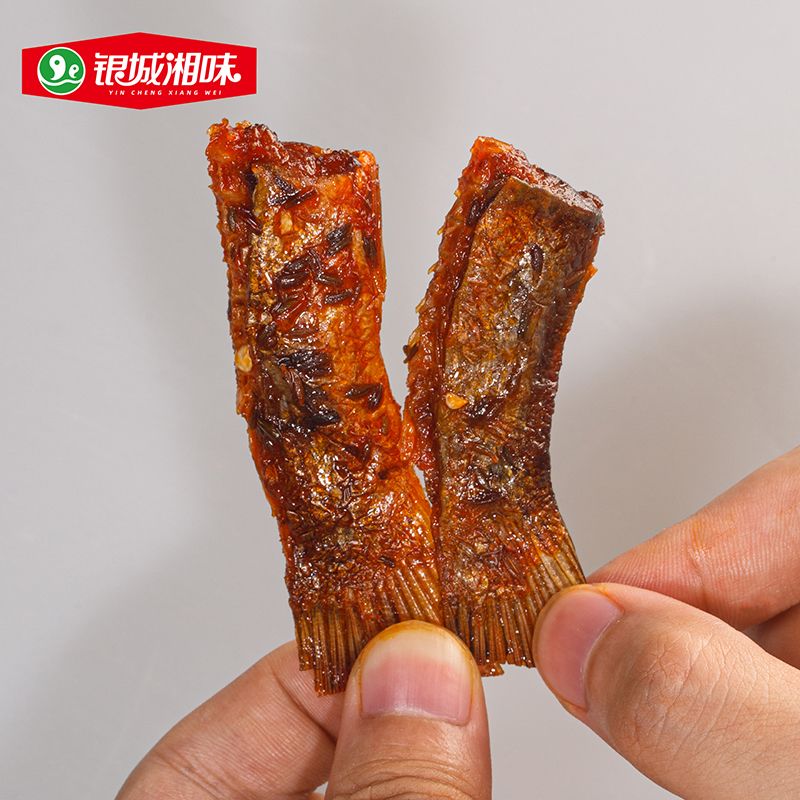 风鲜仓网红腊鱼块80g香辣鱼排鱼尾湖南特产即食休闲零食大包装 闪仔60g3包
