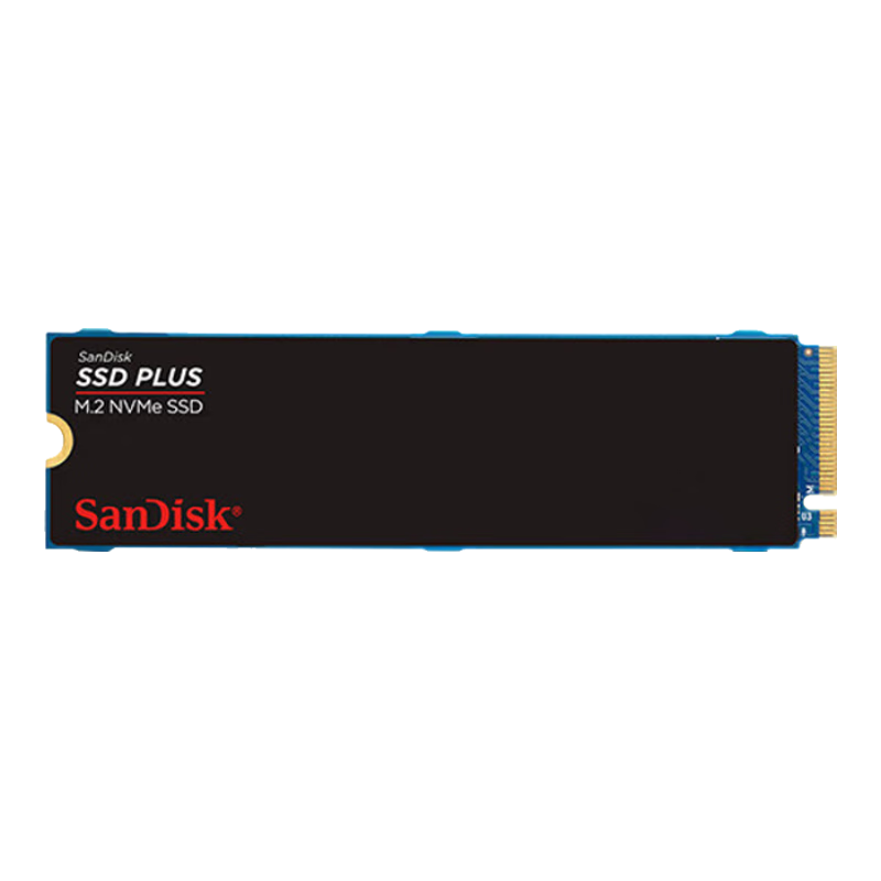 闪迪（SanDisk）SSD固态硬盘PLUS 性能加强版M.2接口 高速笔记本扩容电脑配件 1TB 官方标配