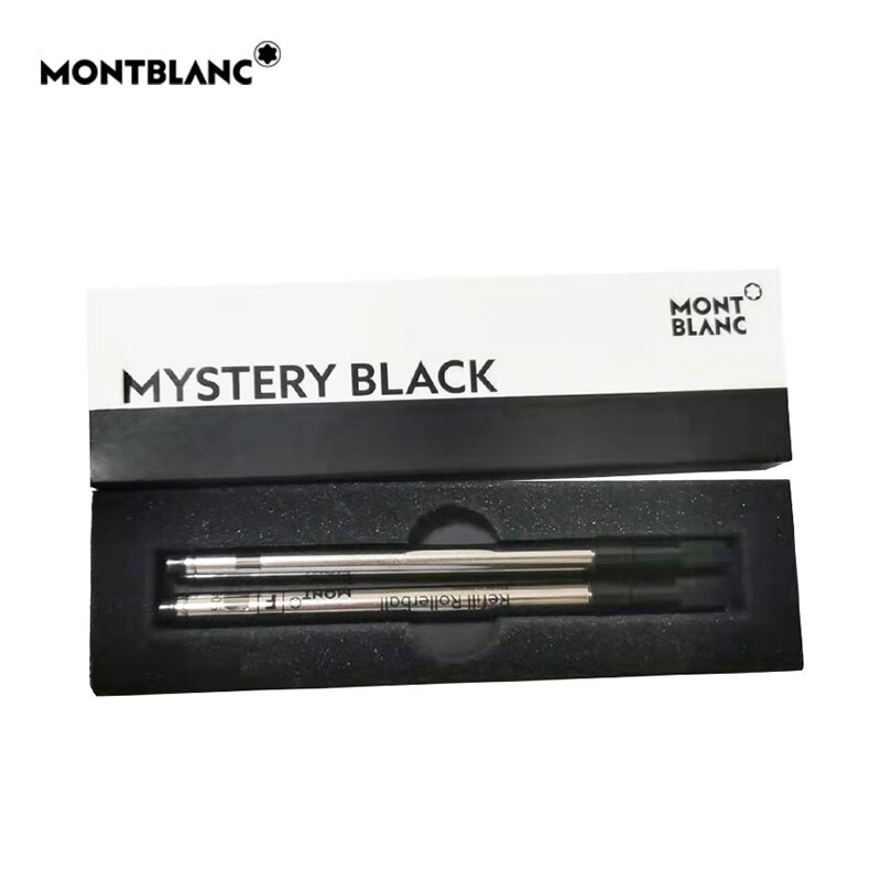 montblanc 万宝龙笔芯163大班系列签字笔专用笔芯128230f尖2支装 替代