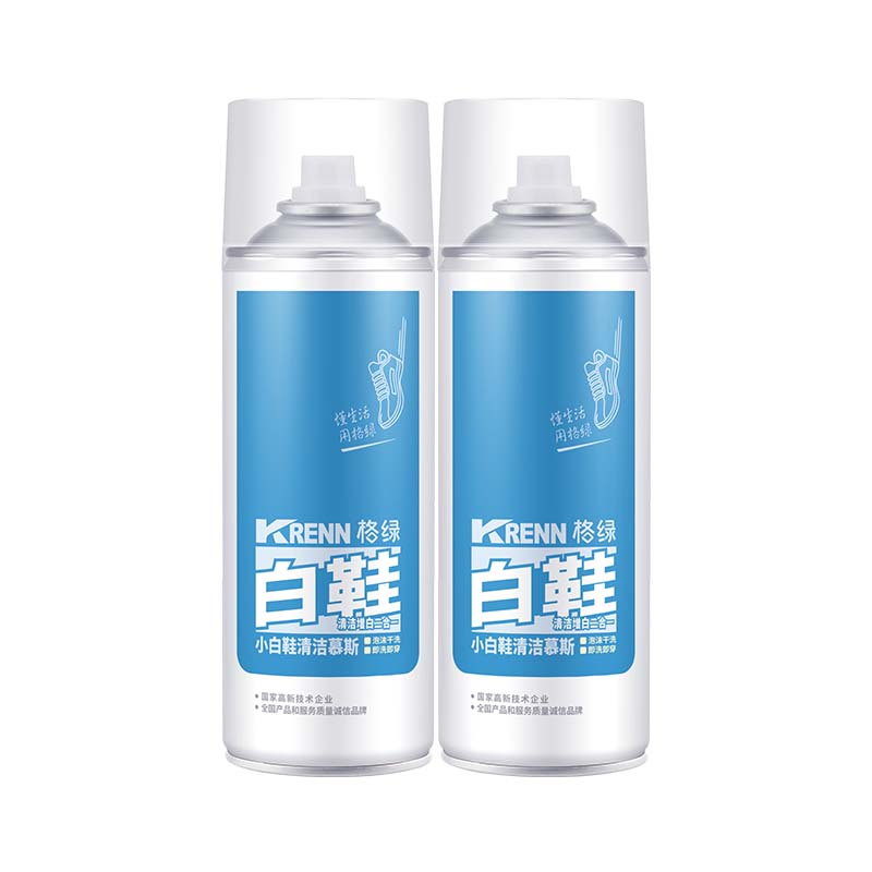 格绿小白鞋清洁慕斯180ml 护鞋深层清洁免水洗 去污擦除方便 省时省力 180ml【两瓶】