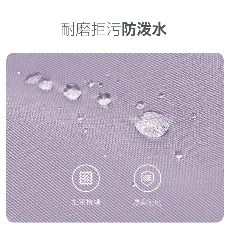 爱华仕高颜值初高中生书包休闲旅行双肩包16英寸电脑背包 OCB5073浅紫色