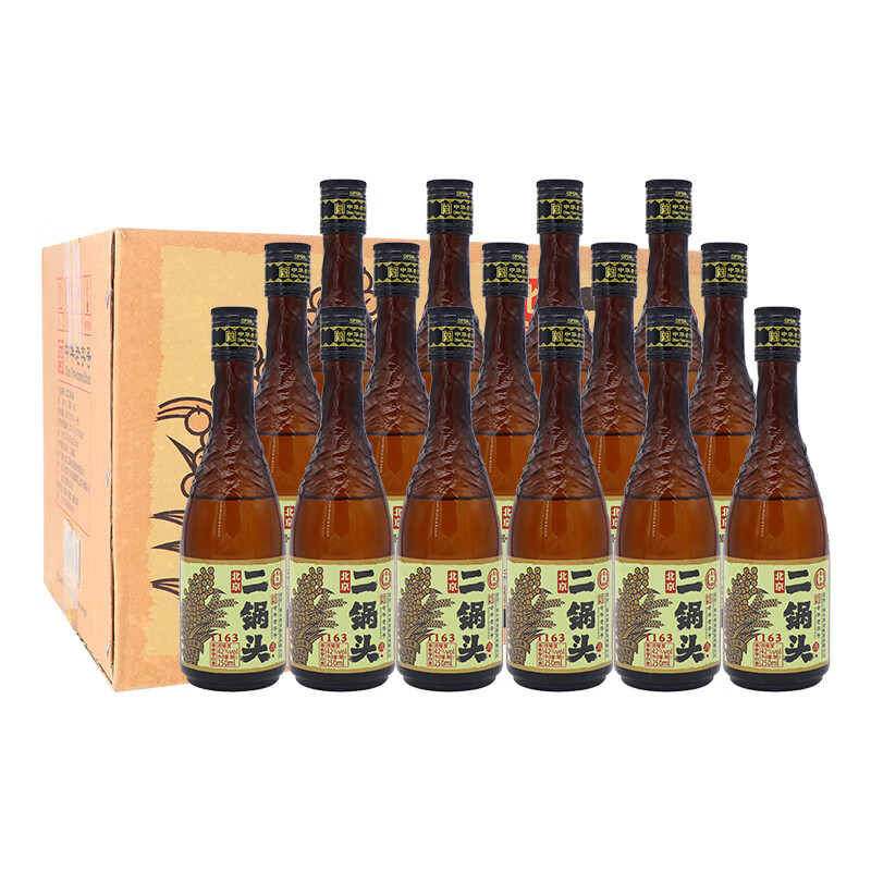 永丰牌北京二锅头献礼清香型纯粮白酒整箱 42度 250mL 15瓶 咖瓶