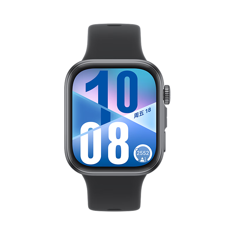 华为(HUAWEI)watch fit 4智能手表运动蓝牙通话电话高端轻薄大屏健康管理NFC房颤早搏提醒男女士款情侣成人礼物 韵律黑+晒单送精美表盘 【+黑色钢表带】