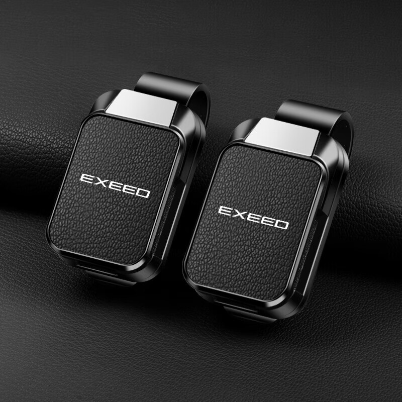 适用2025款EXEED星途凌云遮阳板车载眼镜夹揽月追风瑶光C-DM创意 4EXEED【眼镜夹Y001-皮面款】山