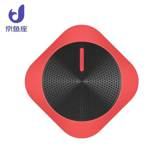 中掌柜京鱼座蓝牙黑胶音箱户外便携迷你无线蓝牙免提通话TWS立体 蓝牙小黑胶音响2祇左右声道 官方标配