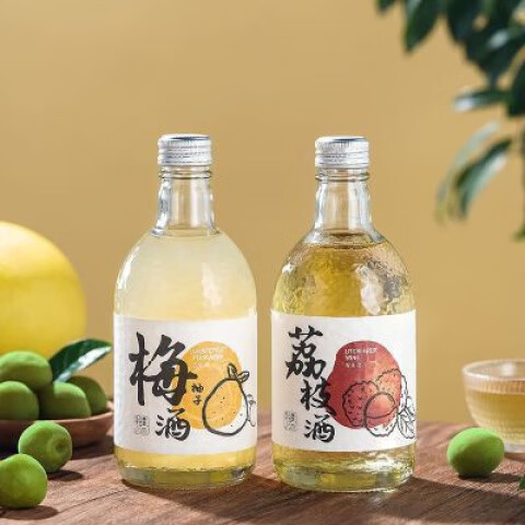蘇州橋荔枝柚子低度果酒水果甜酒晚安酒果酒荔枝味 蘇州橋荔枝酒375ml*1瓶