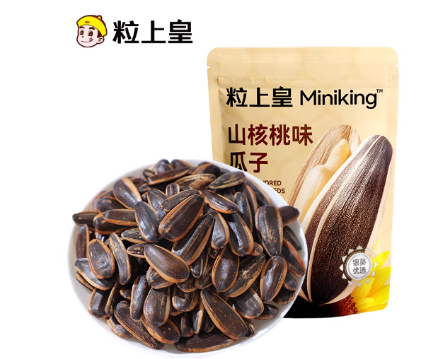 粒上皇粒上皇原味葵瓜子內蒙古大顆粒休閑零食炒貨瓜子 山核桃味瓜子408g*1袋