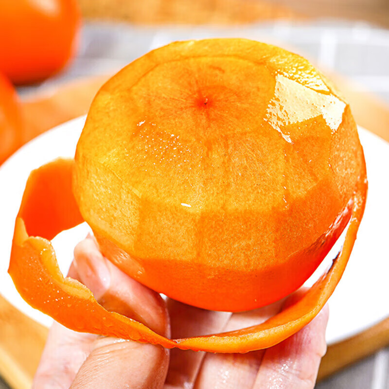 绿熊庄园山西阳丰脆甜柿【净重4.5斤】大果120g+