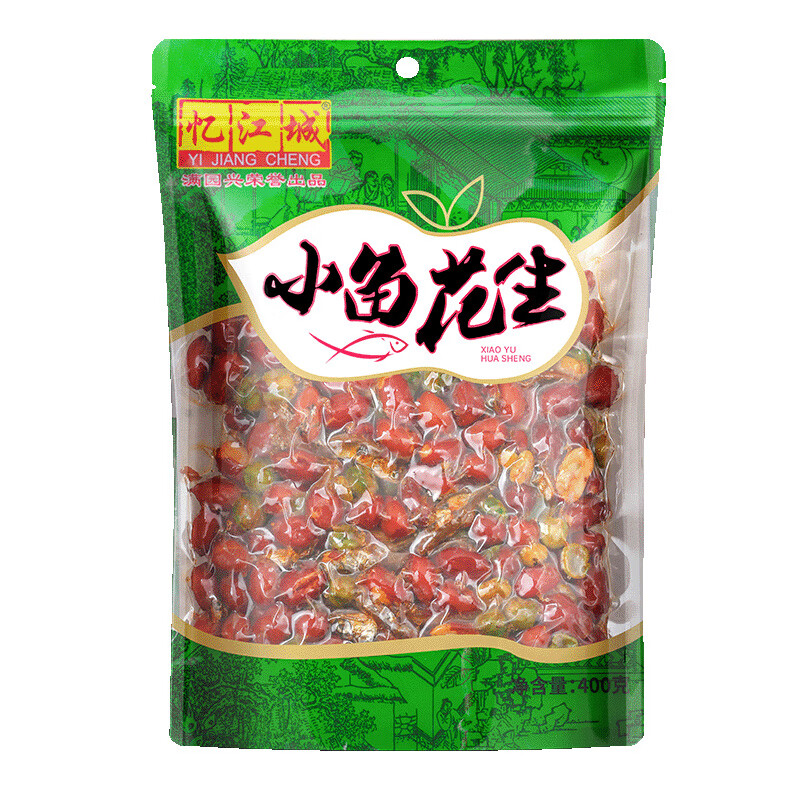 忆江城小鱼花生400g