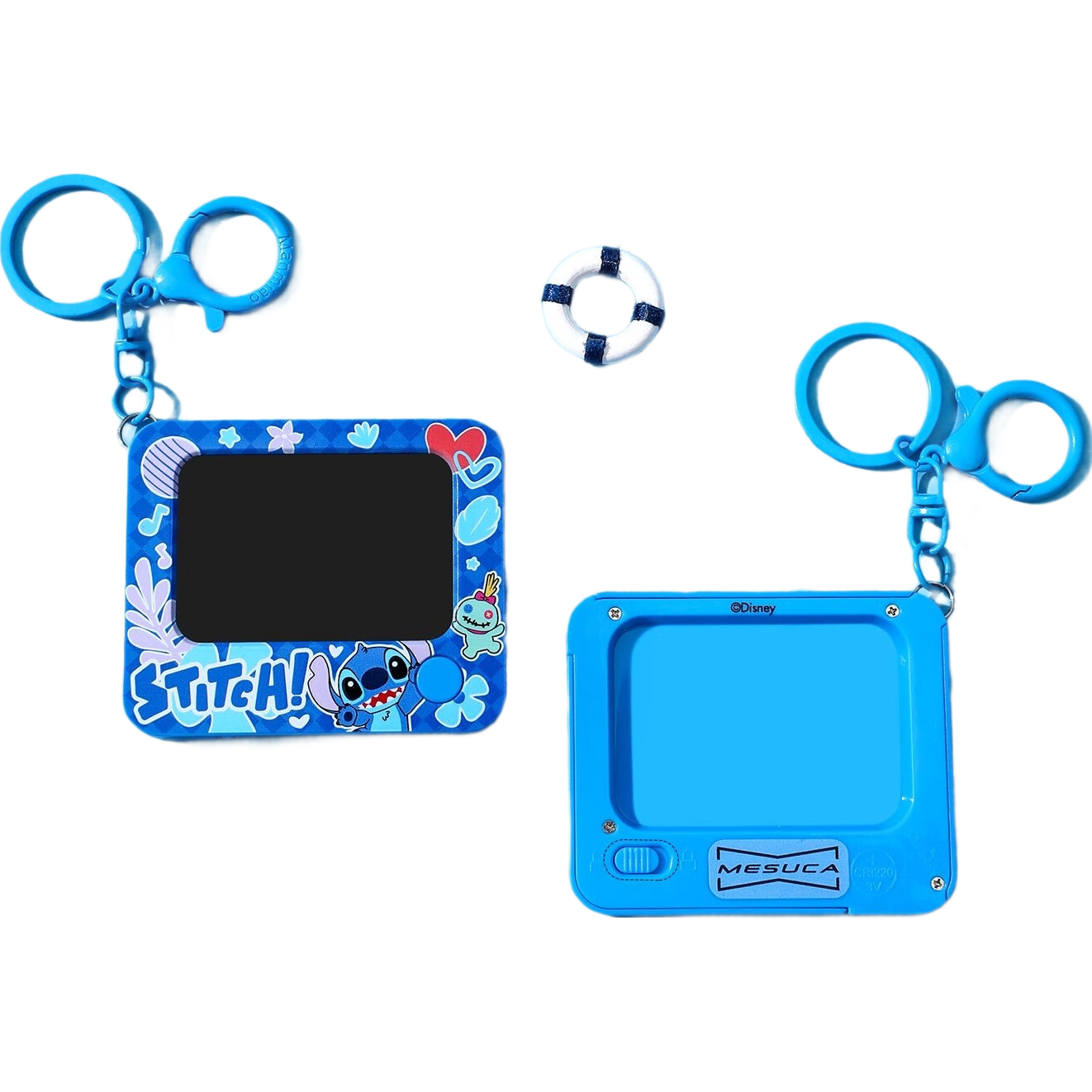 儿童画板液晶屏宝宝涂鸦可擦写彩色电子板黑板幼儿益智玩具写字板 史迪仔钥匙扣小黑板|液晶护眼屏|一键清除锁定