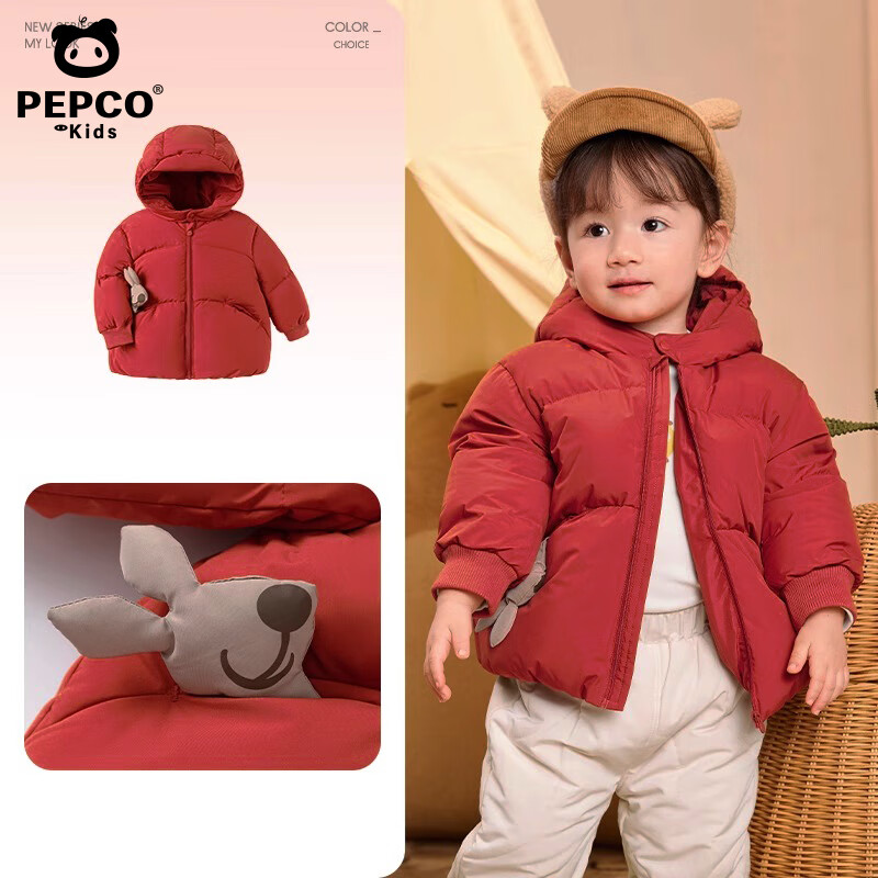 С�����ɣ�PEPCO����ͯ���޷���ͯ��ů����Ůͯ�ﶬ��������Сͯͯװ 04-��ɫ 100 139.9Ԫ