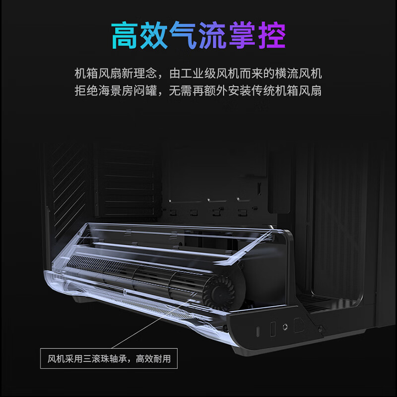 七彩虹（Colorful）iGame C25A Ultra W定制电脑主机箱 C25H双玻璃无立柱海景房/10风扇位  新品丨iGame C25A Vortex 机箱