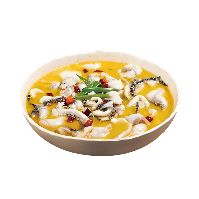 京鲜港 金汤酸菜鱼480g*4袋 鲜活黑鱼片 海鲜速食 生鲜预制菜