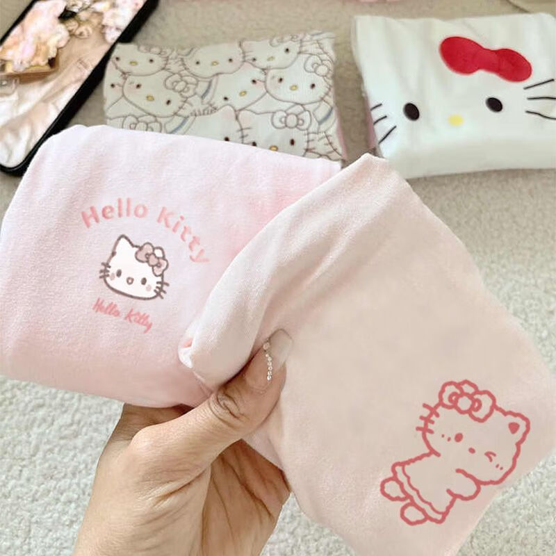 开始绽放（KALL'S BLOOMS）【礼盒装】KT猫男裤合集*冰丝男士内裤抗菌卡通可爱 礼盒三条装：粉KT+心蒂灰+心蒂白 L 建议体重80-105斤