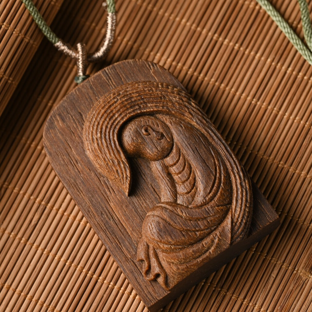 木伯伯白奇楠沉香吊坠真品收藏级无相佛牌木项链金丝油挂件文玩手把件