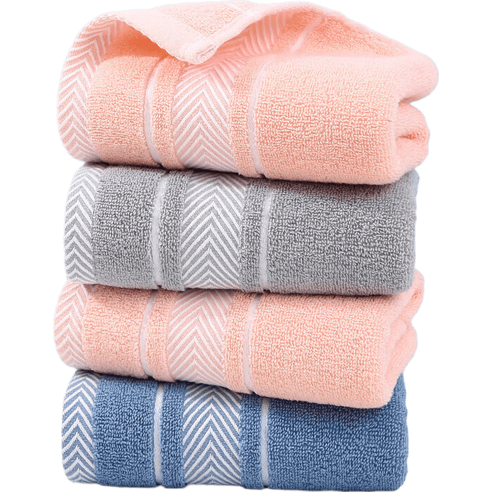 【洁丽雅款】110g毛巾棉抗菌 柔软不掉毛洗私处擦屁屁加厚 72*34 灰色两条2条 95g