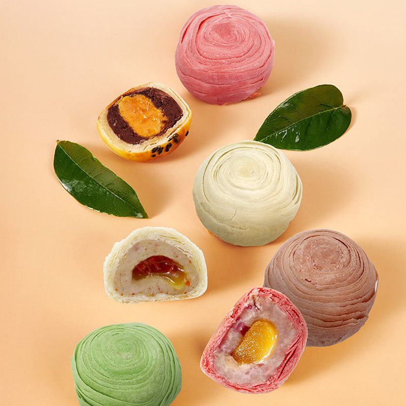 唐餅家手工蛋黃酥 多規(guī)格可選點(diǎn)心糕點(diǎn)禮盒小吃網(wǎng)紅零食點(diǎn)心早餐 唐彩酥李白款