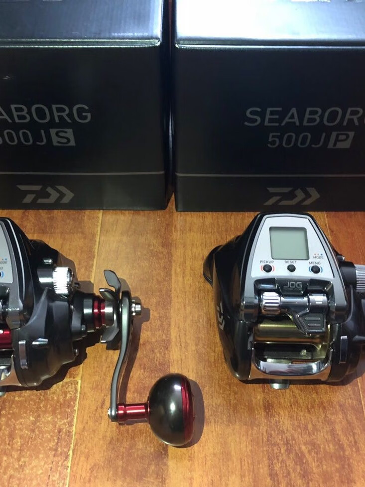 2019款seaborg 500jp深海船钓铁板电绞轮电动渔轮 500jp