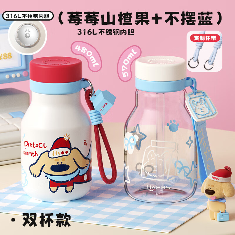 ����˹����ͬ��±�316L�����ˮ��ѧ����ѧˮ����Ů������ֵ�������� ��˫�������+������ɽ髹�480ml��һ��������