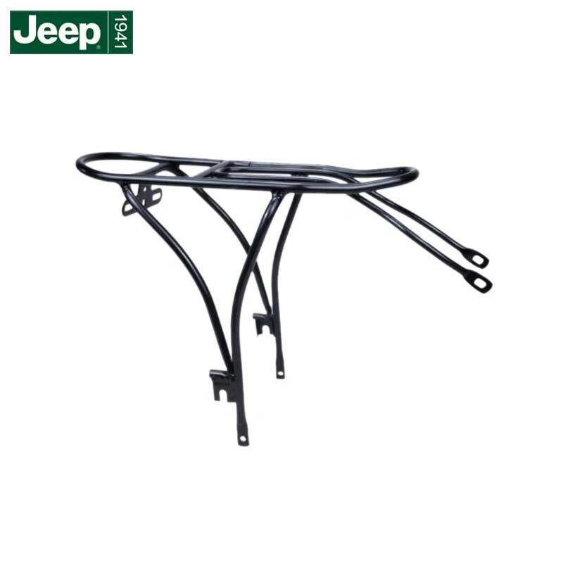 Jeep吉普自行车后货架折叠车支撑货架行李尾架置物架折叠车L200后货架 黑色 均码