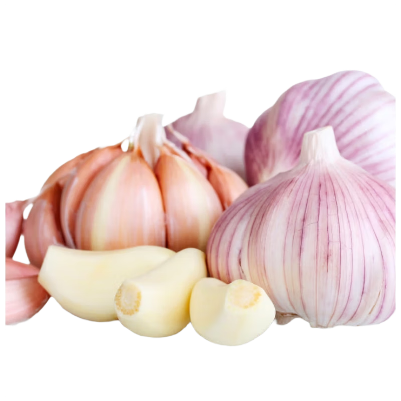 京鲜生河南杞县大蒜带皮新鲜干蒜净重3斤单果4.5-5cm 源头直发包邮