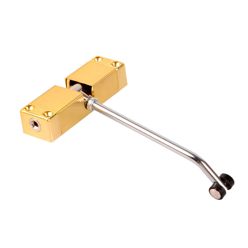 玥瑪家用小型簡(jiǎn)易閉門(mén)器隱形緩沖關(guān)門(mén)不定位安裝可調(diào)節(jié)自動(dòng)關(guān)門(mén) 金色