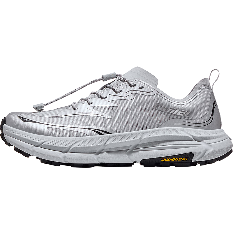 骆驼（CAMEL）H1000碳板越野跑男鞋网面透气抓地止滑 K16BX6L3014 灰/银 43