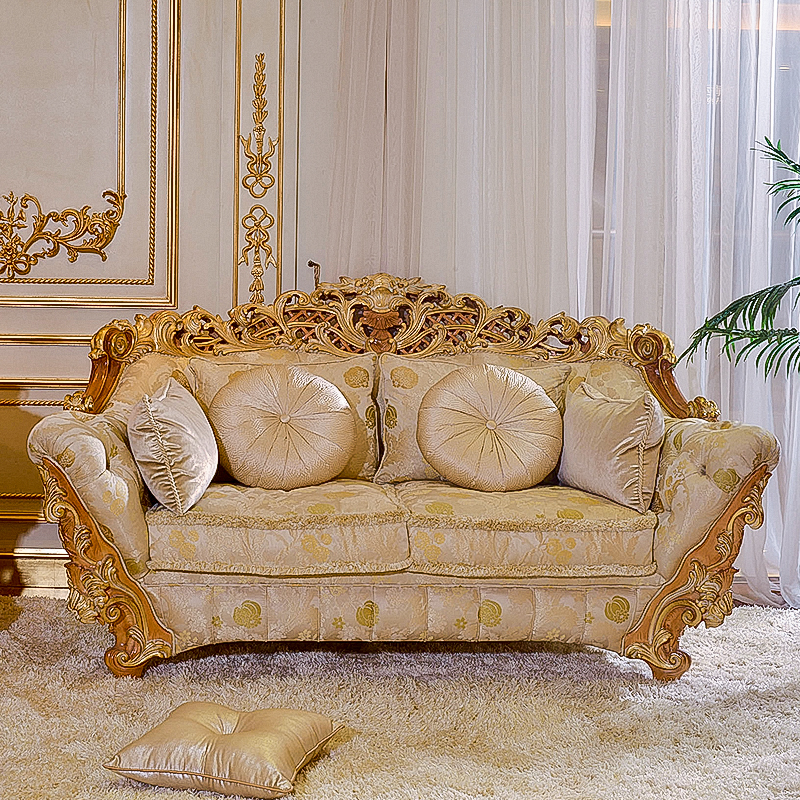 欧界金其利阿斯纳吉四人沙发欧美法式新古典别墅大宅会所奢华家具欧界