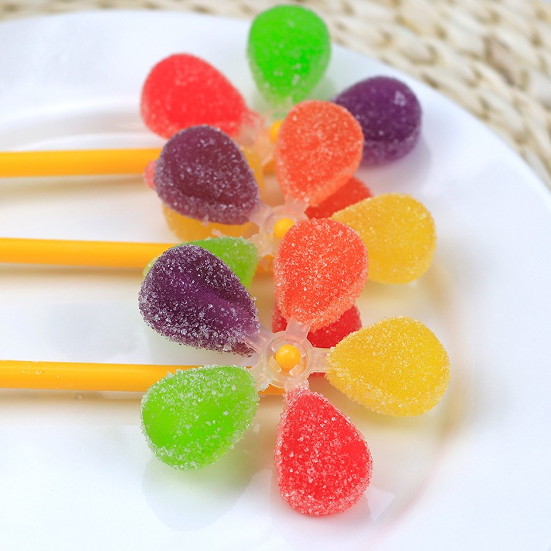 金稻谷维c果汁味风车糖