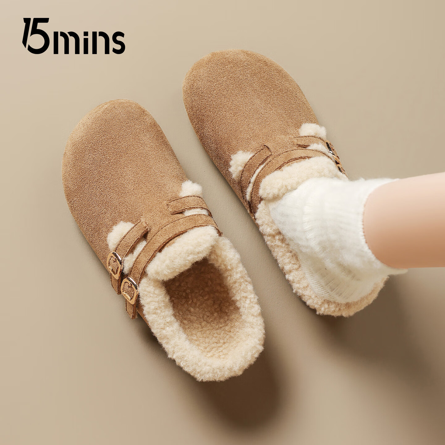 15MINS��ЬŮ2025���¿�ű������Ь�����Ըߺ�׼������а�ͷ�� ����ɫ 37 105Ԫ