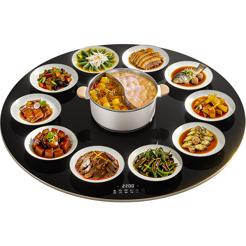 ���ڲ����������� 2025�¿���Ȳ˰� Բ�ε��¯������Զ���ת�� ���ö๦�ܵ���ů�˰� �������� 678.3Ԫ(������)