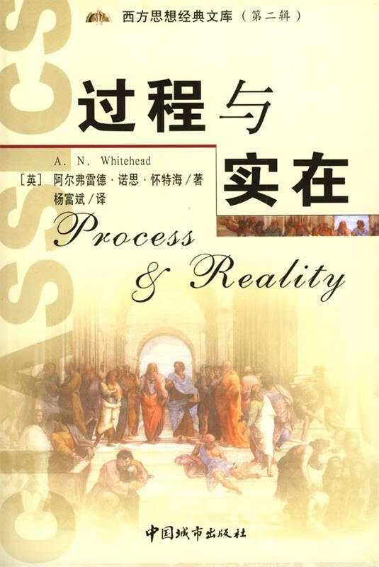 过程与实在 (英)怀特海 著,杨富斌 译【正版书】