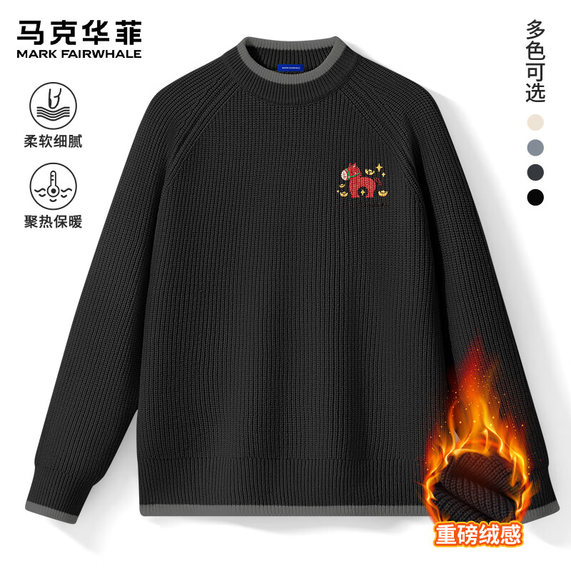 ���˻��ƣ�MARK FAIRWHALE���ﶬ���¿�ײ��Բ��ë���п��������ذ���ӷ�ױ�ů�����ٴ���ڴ� ��ײɫ�졿-��#JMKС���� XL 109.9Ԫ