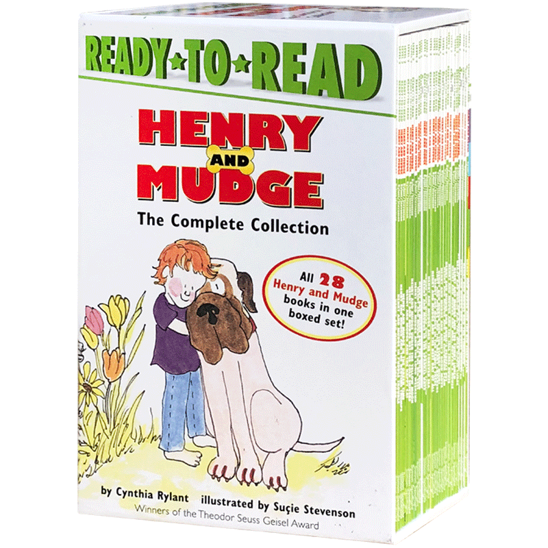 英文原版 Henry and Mudge Complete Collection亨利和马奇28册盒装送音频
