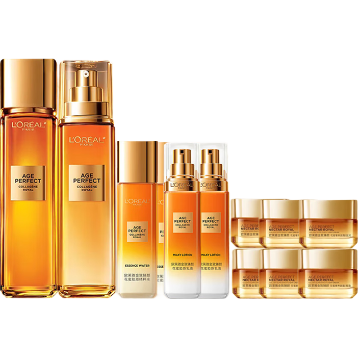 ���ڲ�����ŷ���� L'OREALˬ��ˮ�������ջ������������۽�ԭ����ˮ��ʪˮ�黤����ױƷ��װ ���۲�ˮ��ʪ12���� 432.9Ԫ